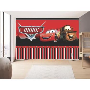 Imagem de Papel de Parede Infantil Carros  (folha med. 90x300 cm) - Decor Atitud