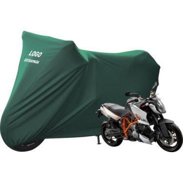 Imagem de Capa Cobrir Moto KTM  990 SuperDuke De Tecido Lycra - Mz, Verde