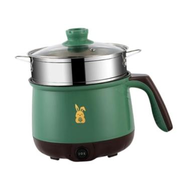 Imagem de Bothyi Panela Elétrica para Macarrão, Panela Elétrica Multifuncional para Arroz, Frigideira Elétrica para Mingau, Bolinho de Massa, Sopa, aço inoxidável