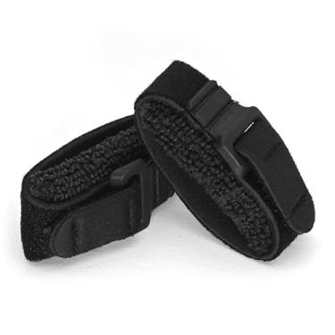 Imagem de SAPHUE 2 pçs amortecedor silencioso de corda de guitarra, fita de capa de corda de guitarra, mudo de baixo, fita de dedo silencioso, acessórios para instrumentos musicais (preto)