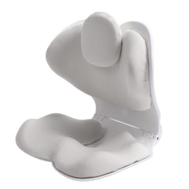 Imagem de Almofada Dobrável de Suporte de Cintura de Pétala, Almofada Traseira de Cadeira de Escritório Com Design Dobrável para Home Office, Suporte Lombar Completo, Resistente Ao