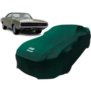 Imagem de Capa De Tecido Para Proteger Carro Dodge Charger Rt 1970 (Verde)