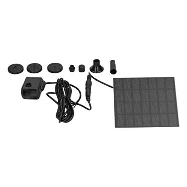 Imagem de Fonte Solar Bombas Fonte Flutuante Automática Com Bocais Diferentes Bomba de água para Lagoa Jardim Ao Ar Livre