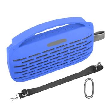 Imagem de HUAYUWA Capa de silicone macio compatível com Bose SoundLink Flex 2ª geração (2ª geração), alto-falante Bluetooth portátil, capa protetora macia, acessórios para alto-falante externo (vermelho)