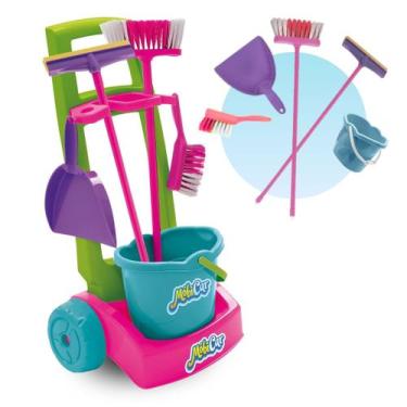 Imagem de Brinquedo Infantil Mercadinho Praia e Limpeza Faz de Conta com Acessór