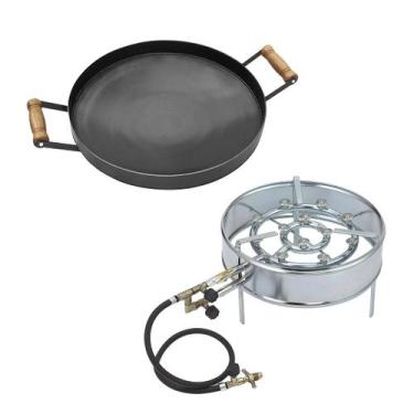 Imagem de Kit Fogareiro Borda 34cm 110.11 E Disco Arado 38,5cm 056 - Papaléguas