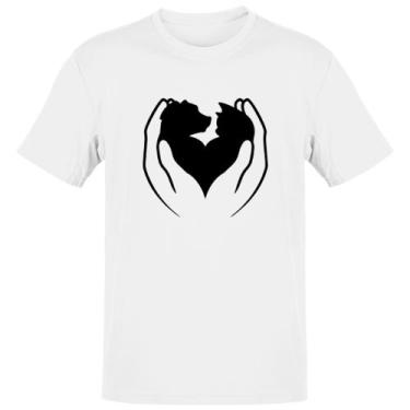 Imagem de Camiseta Unissex Adocao Pet carinho - Alearts, M