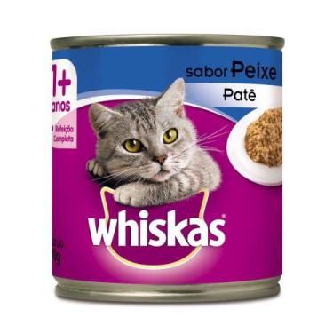 Imagem de Ração Gato Whiskas Peixe Lata 290g
