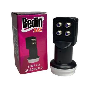 Imagem de LNBF Quadruplo Full Hd Banda Ku Universal - Bedin