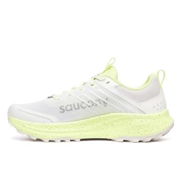 Imagem de Saucony Tênis de caminhada feminino Ride Tr2, Branco/Sunny, 41