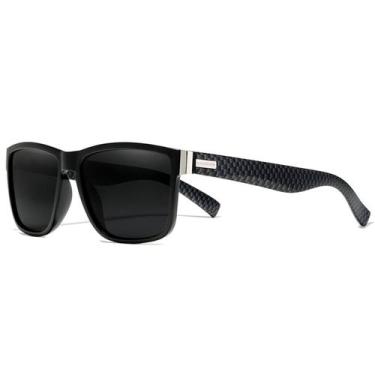 Imagem de Óculos de Sol Masculino Kingseven Esportivo Polarizados UV400, Preto f