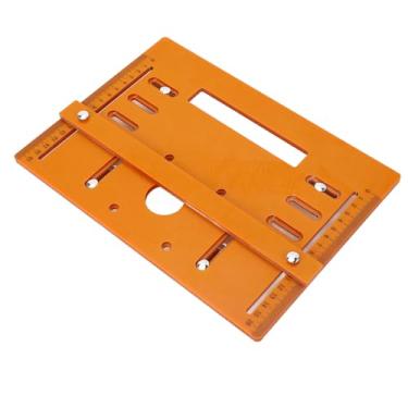 Imagem de Placa de Base da Máquina de Corte, Plásticos de Engenharia, Ferramenta de Mão Múltipla Funcional, Corte de ângulo de 90 °/45 °, Alça Ergonômica, Orifícios Elípticos, para Modelos