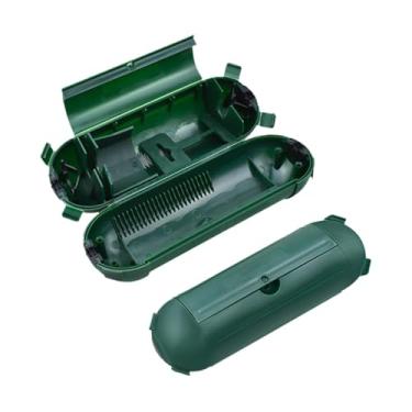 Imagem de Milageto 2PCS Extensão Cords Capas Segura Conexão elétrica Caixa de férias Luzes de decoração de férias Protetor de cordão de plugue resistente ao tempo, Verde