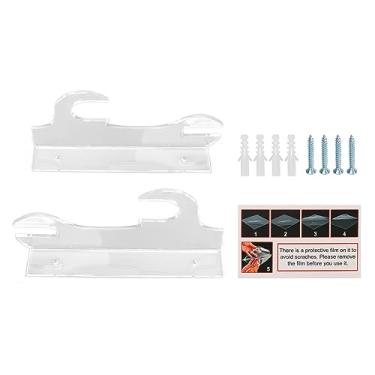 Imagem de GRCFUMO 2 peças de suporte para faca samurai, suporte para espada samurai montado na parede, suporte para espada samurai montado na parede, suporte para espada samurai montado na (Acrílico 2)