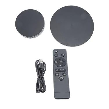 Imagem de Grcfumo 2 em 1 mesa giratória elétrica, suporte de exibição de controle de 3 velocidades, virador de exibição de controle remoto, bandeja de exibição de joias para relógios de (plástico 2)