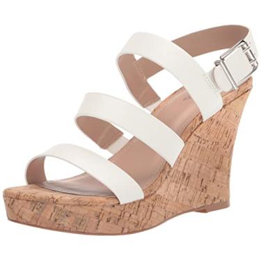 Imagem de CHARLES BY CHARLES DAVID Plataforma feminina Liber, Branco, 37