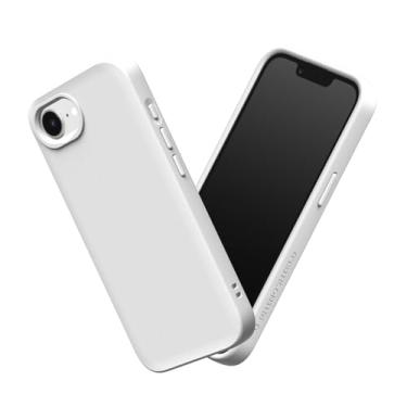 Imagem de RhinoShield Capa compatível com iPhone 16e | SolidSuit - Capa protetora de design fino absorvente de choque com acabamento fosco premium 3,5 m/proteção contra quedas de 3,4 m - branco clássico