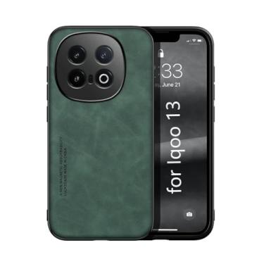 Imagem de Kepuch Silklike Capa para Vivo Iqoo 13 - Case Placa de Metal Embutida - Verde