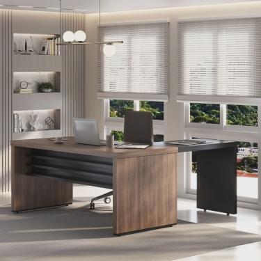 Imagem de Mesa para Escritório em L em Tamburato 135,6cm