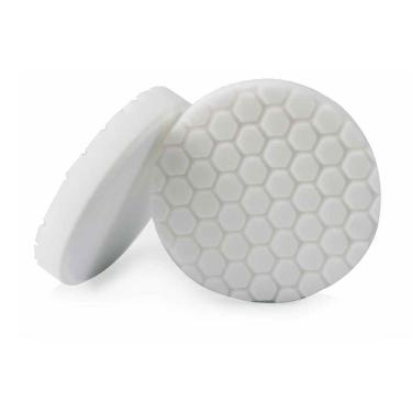 Imagem de Os caras químicos bufx 104HEX4 bufx 104 HEX4 almofada de polimento de meio-claro hex-logic, branco (almofada de 4,5 polegadas feita para placas de apo