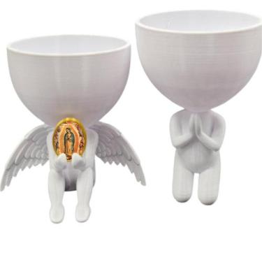 Imagem de Kit Decoração Nossa Senhora de Guadalupe Anjinho  Oração - Point da Fe