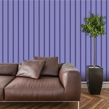 Imagem de Papel De Parede Adesivo Ripado Madeira Lavável Cozinha  3 metros