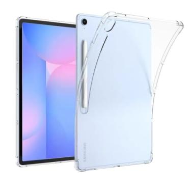 Imagem de MOOISVS Capa compatível com Samsung Galaxy Tab S10 FE 10,9°, ultrafina, macia, fosca, transparente, capa traseira para Galaxy Tab S10 FE, transparente
