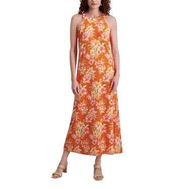 Imagem de Stella Parker Roupa feminina de verão casual para viagem, vestido de verão para resort, saída de praia, vestido de férias, Fúcsia floral, G