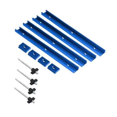 Imagem de Bothyi T rastreio kit de botão t slot miter gabinete de madeira suprimentos de madeira, Azul