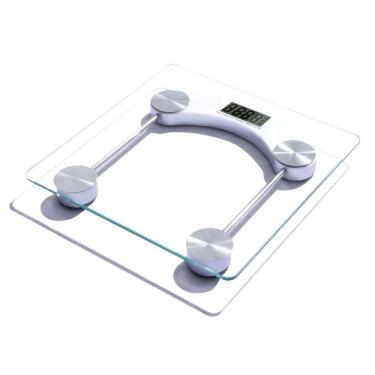 Imagem de Balança Digital Corporal 180kg LED Vidro Temperado Fitness