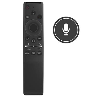 Imagem de Beyution Controle remoto por voz BN59-01363A adequado para Smart TVs Samsung QN55Q80AAFXZA, QN55Q8DAAFXZA, QN55QN85AAFXZA, QN55QN90AAFXZA, QN43LS03AAFXZA, QN43Q60AAFXZA, QN50LS03AAFXZA, QN50LS03AAFXZA