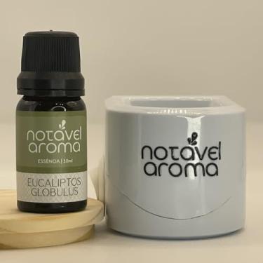 Imagem de Kit Difusor Elétrico com Essência Concentrada de Ambiente 10ml Notavel Aroma (Difusor Branco, Eucaliptos Globulus)