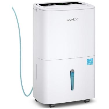 Imagem de Desumidificador Waykar 70,97 Litros/h com Bomba para Espaços de até 650 m² em Ambientes Comerciais e Industriais, Casa, Porão, Quarto, com
