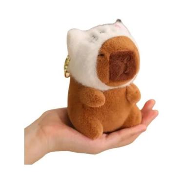 Imagem de Bonito Dos Desenhos Animados Capivara Saco De Pelúcia Pingente Boneca 