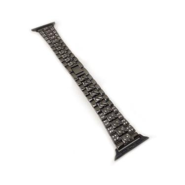 Imagem de Pulseira Relógio Smartwatch Luxo Pedra Strass Smartband Aço