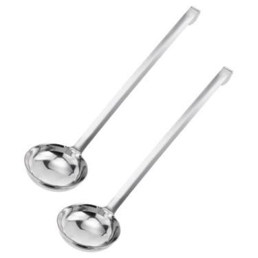 Imagem de Kit Duas Conchas de Feijão Profissional Aço inox 50cm Weck