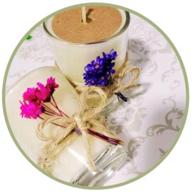 Imagem de Kit 25 Mini Velas no Copinho 40g - Decoração e Ambiente