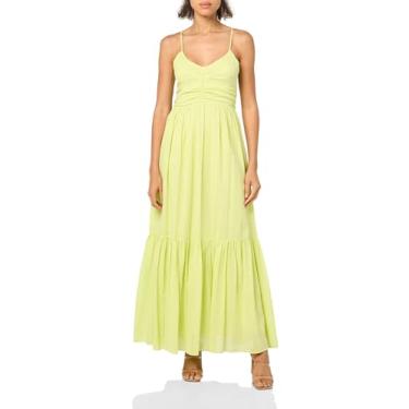 Imagem de Steve Madden Apparel Vestido feminino Ophra, Limão dourado, M
