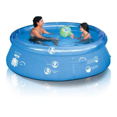 Imagem de Piscina Splash Fun 2400 litros MOR 2,40m ø - Borda Inflável