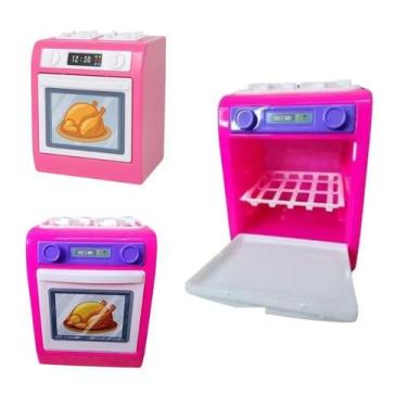 Imagem de Fogão Gourmet Porta Forno Abre Brinquedo Cozinha Infantil - Bs Toys