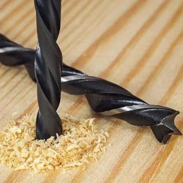 Imagem de Jogo Brocas Fura Parafusadeira Parede Madeira Peça Ferro Chave Alicate