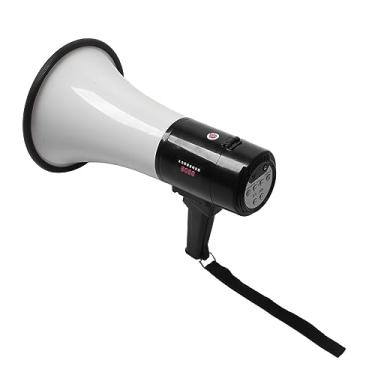 Imagem de Asixxsix Bullhorn Portátil de Megafone, Alto -falante de 40W Com Reprodução de Gravação e Bateria Recarregável, Design de Mão Leve Leve para Publicidade Ao Ar Livre, Hawking