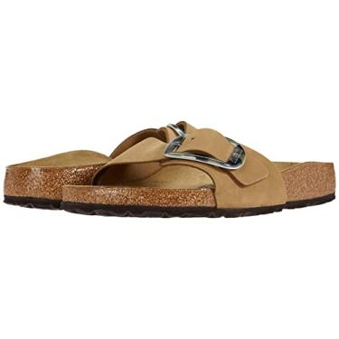 Imagem de Birkenstock Madrid Torty fivela grande lama verde nobuck EU 38 (EUA feminino 7-7,5) estreito
