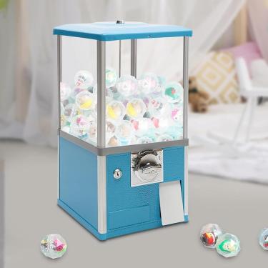 Imagem de Máquina De Chicletes De Cápsulas, Máquinas De Venda Automática Para Negócios, Máquina Dispensadora De Doces Comercial Para Cápsulas Redondas Bolas De Chiclete Saltitantes, Green