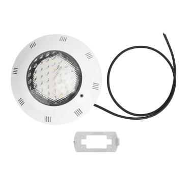 Imagem de LED Pool Lights AC12V IP68 impermeável submersível iluminação subaquática alto brilho Energy Saving Paisagem Piscina Luz para piscinas Inground e acima do solo durável ABS (Branco 9W)