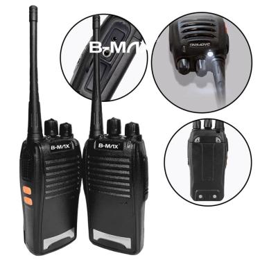 Imagem de Kit 2 Rádio Comunicador Walkie Talkie Até 12 Km VHF/UHF 16 Canais com Lanterna
