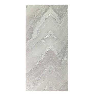 Imagem de Placa Decorativa Papel De Parede Marmorizada Cinza 30X60Cm