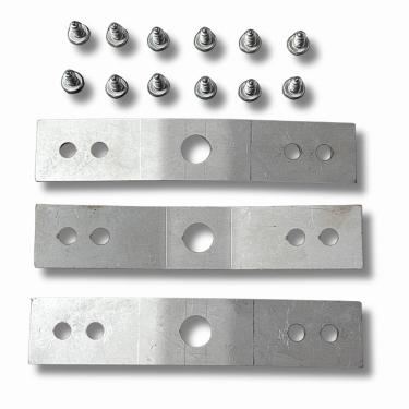 Imagem de Kit 3x Conserta Cesto Reparo Inox Para Lava E Seca Samsung