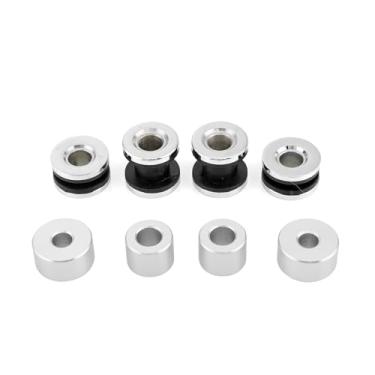 Imagem de Wsays Sissy Bar Docking Hardware Kit de bagageiro compatível com Harley Touring Street Electra Road Glide Road King 1997-2008 Chrome Quick Release