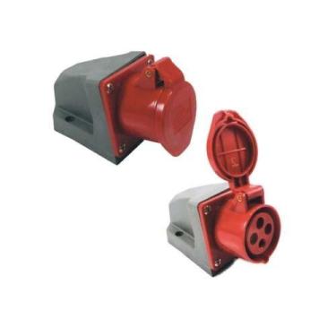 Imagem de Tomada Industrial Sobrepor 16a 3p+t 380v/440v - Soprano Ip44 Nbr Iec 6